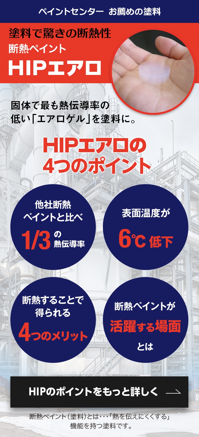 塗料で驚きの断熱性HIPエアロ